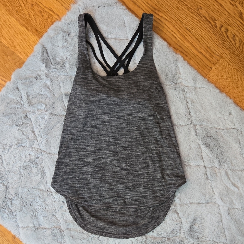 Lululemon Grey/Black Tank Top, Womens Size 6, Great Condition